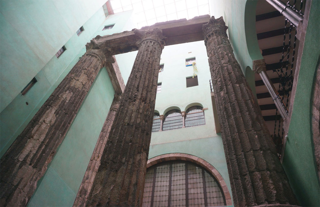 Temple d'Auguste à Barcelone